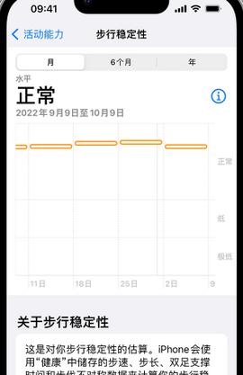 金塔iPhone手机维修如何在iPhone开启'步行稳定性通知'