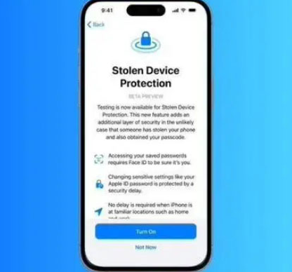 金塔苹果授权维修店分享被盗设备保护功能开启方法