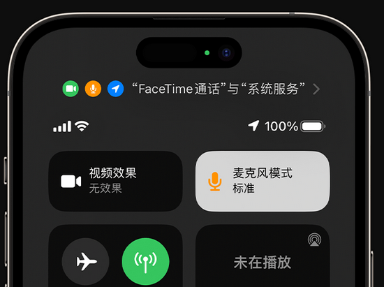 金塔苹果授权维修网点分享iPhone在通话时让你的声音更清晰 