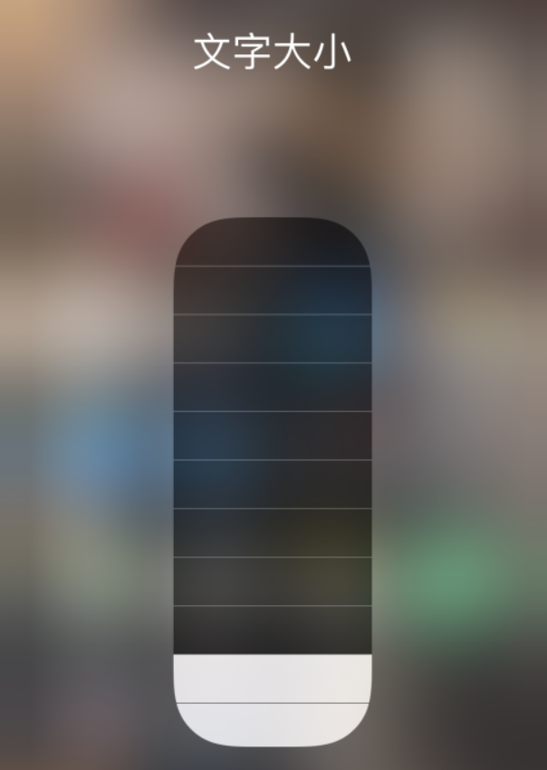 金塔苹果手机维修分享小技巧：在 iPhone 控制中心快速调节字体大小 