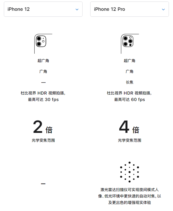 金塔苹果手机维修分享苹果 iPhone 12 与 iPhone 12 Pro 选哪款 